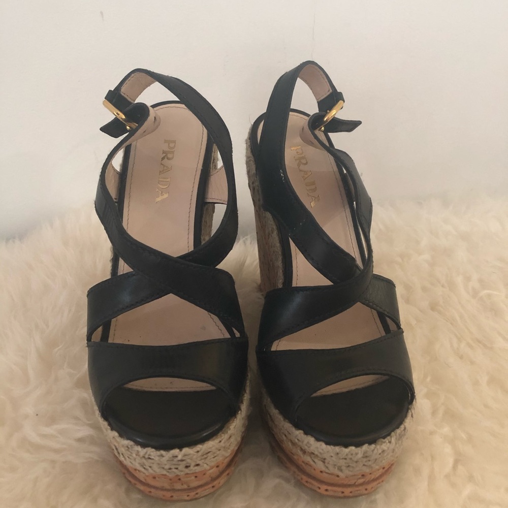 Prada wedges